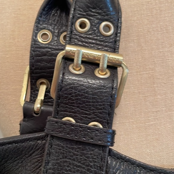 Adrienne Vittadini Black Slouch/Hobo Purse - Picture 7 of 12